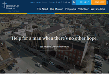 Tablet Screenshot of helpingupmission.org